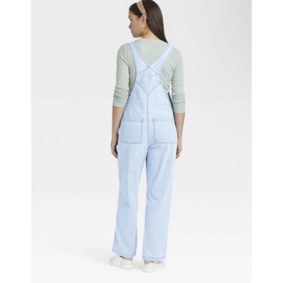 Universal Thread Womens Overalls Jeans Blue Size 0 Light Wash NWT - Picture 2 of 15